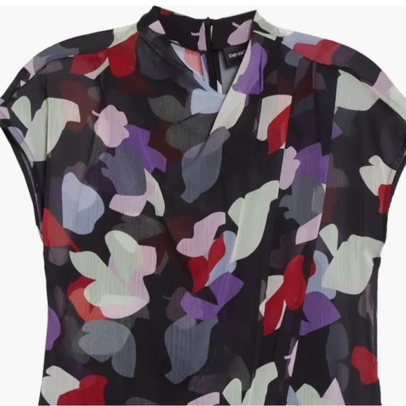 Armani Draped Floral Print Blouse - Picture 12 of 12